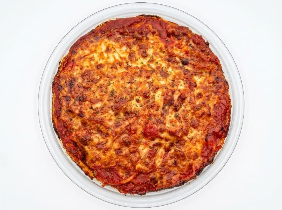 Lunch Baked Spaghetti.